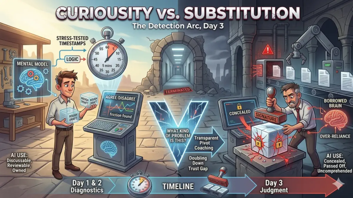 Cover art for episode 104: Curiosity vs. Substitution