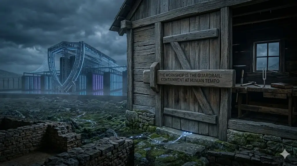 Cover art for episode 152: The Workshop Is the Guardrail