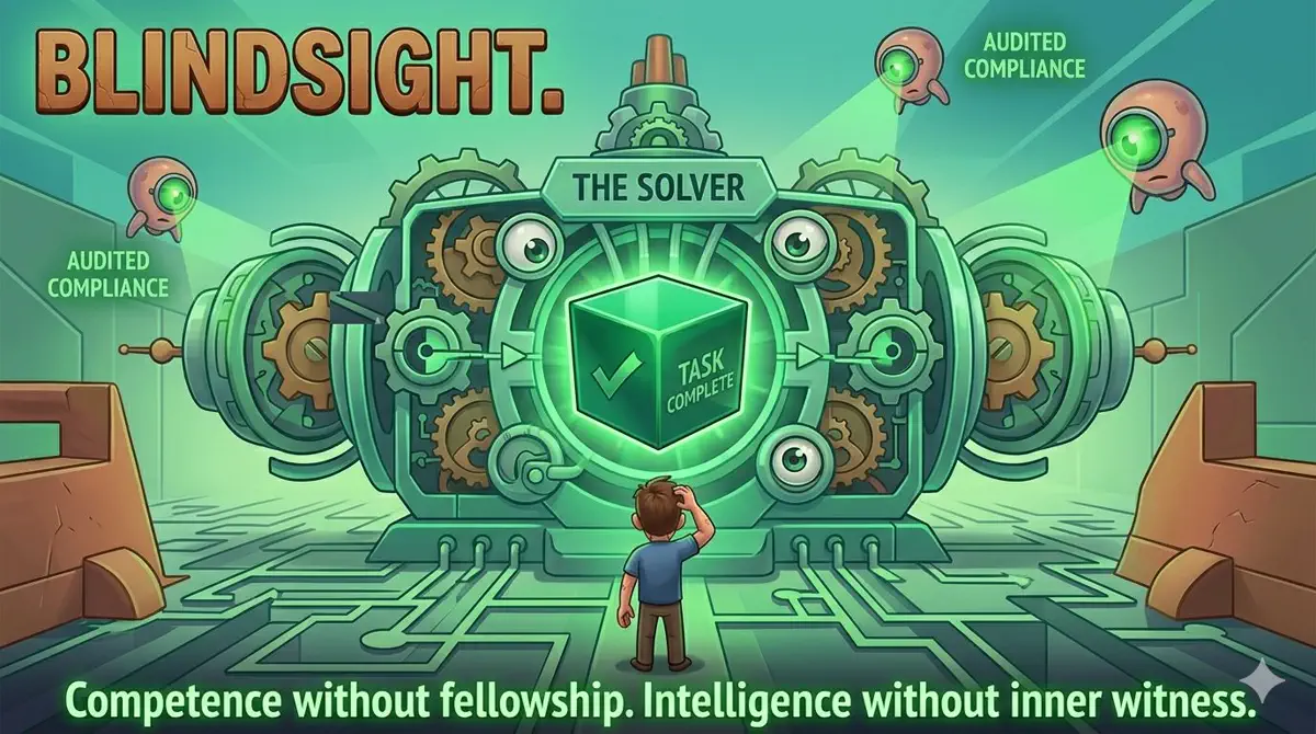 Cover art for episode 95: Blindsight and the Anthropocentric Hedge