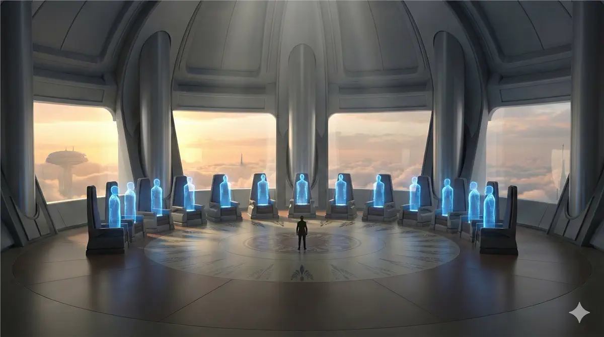 Cover art for episode 20: The Jedi Council Problem