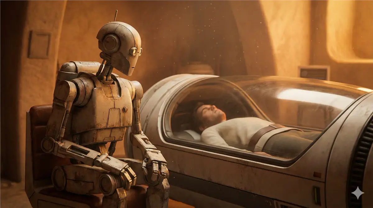 Cover art for episode 23: The Droid Uprising That Never Happens