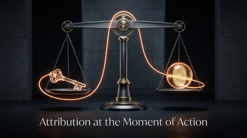 Cover art for Attribution at the Moment of Action