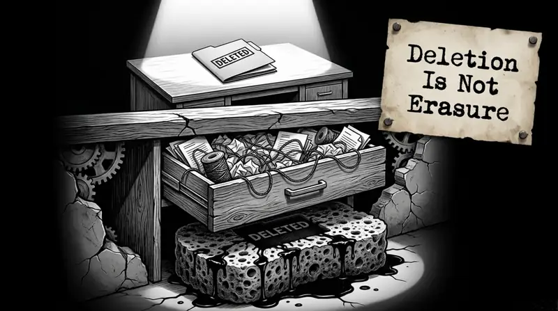 Cover art for episode 258: Deletion Is Not Erasure