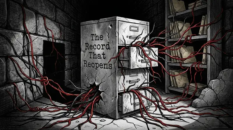 Cover art for episode 259: The Record That Reopens