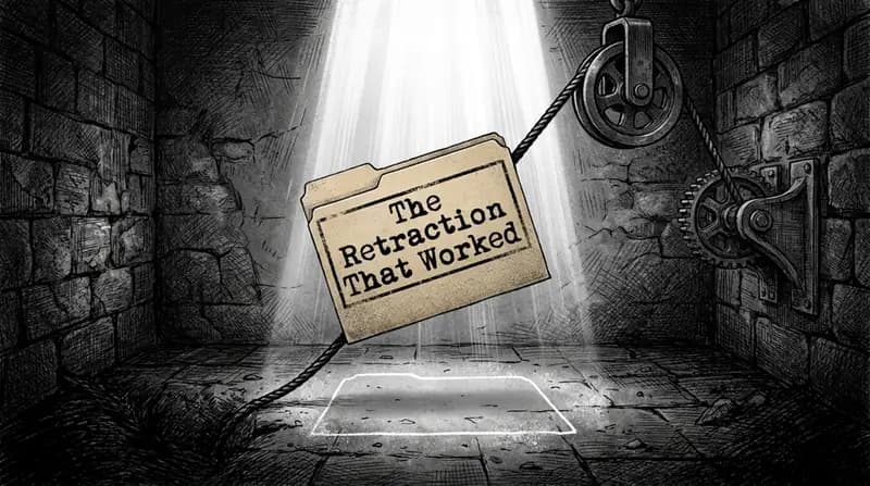Cover art for episode 261: The Retraction That Worked