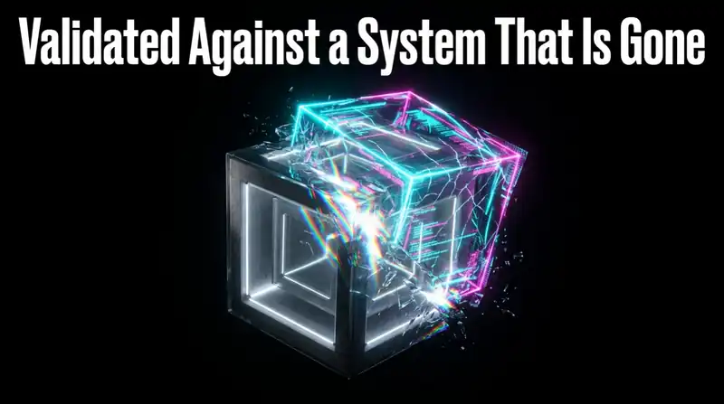 Cover art for episode 264: Validated Against a System That Is Gone